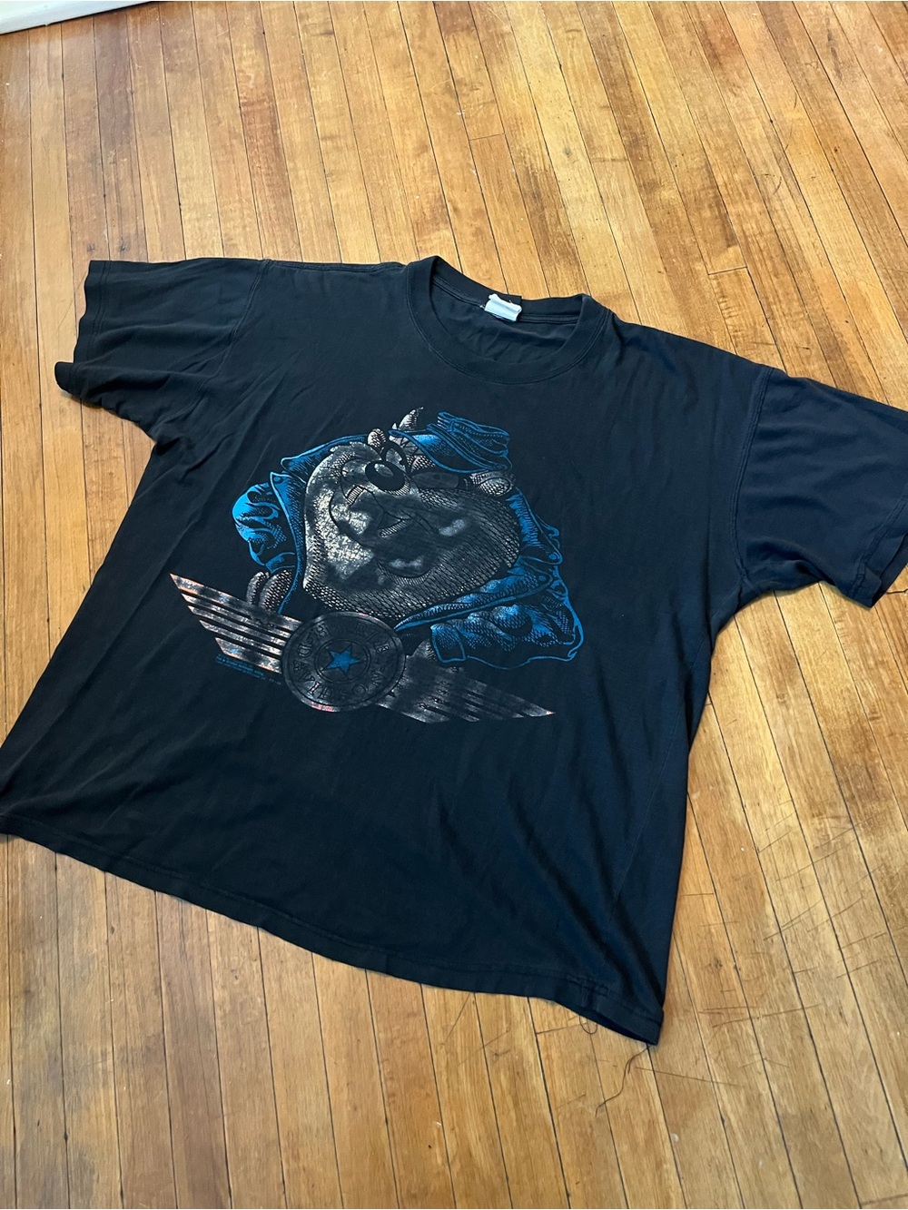 Vintage 1994 Harley Davidson Warner Bros Taz T-Shirt XL Looney Tunes